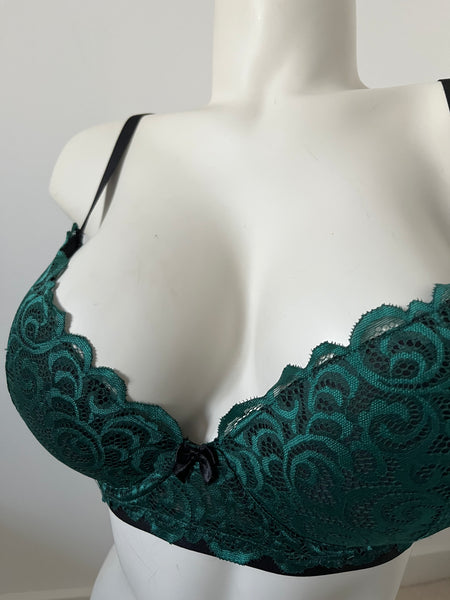 Pour Moi Plunge Bra in Emerald