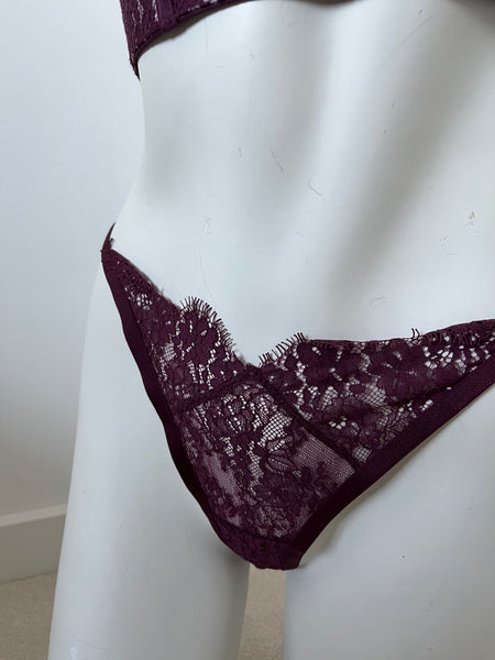 Panache Thong in Mulbery