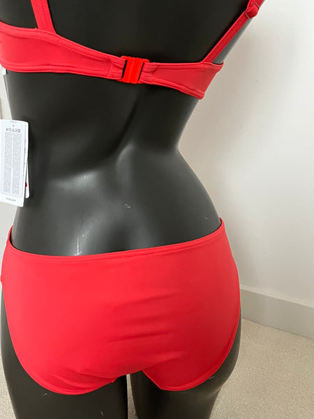 Freya High Apex Bikini Set in Plain Sunset