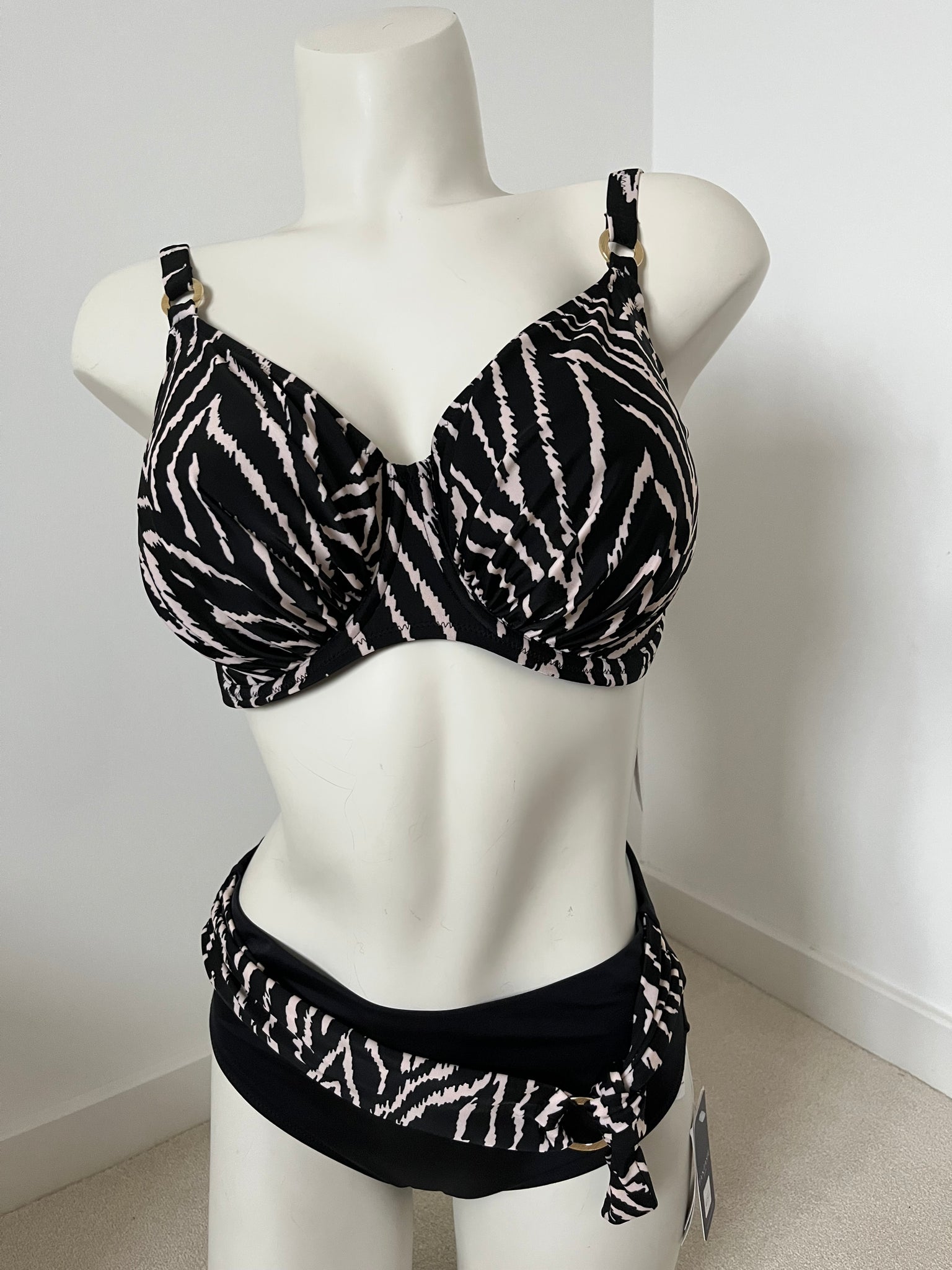 Fantasie Full Cup Bikini Set in Monochrome