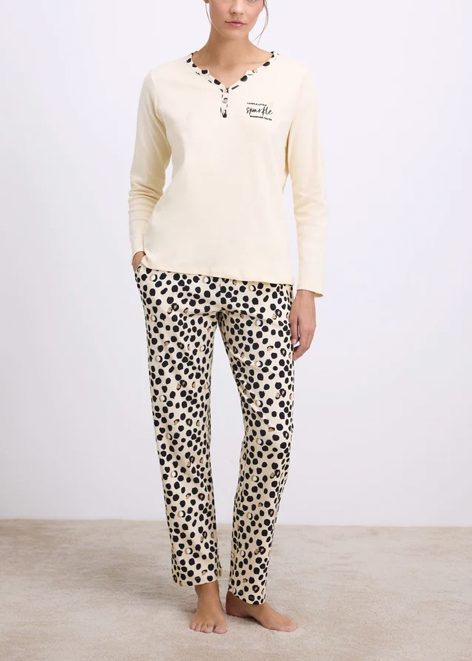 Golden Bay Pyjamas in Cream