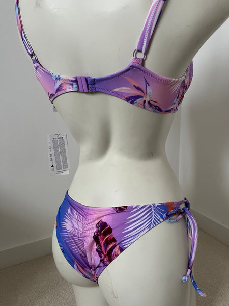 Freya Plunge Bikini Set in Miami Sunset
