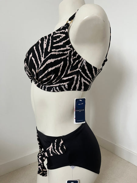 Fantasie Full Cup Bikini Set in Monochrome