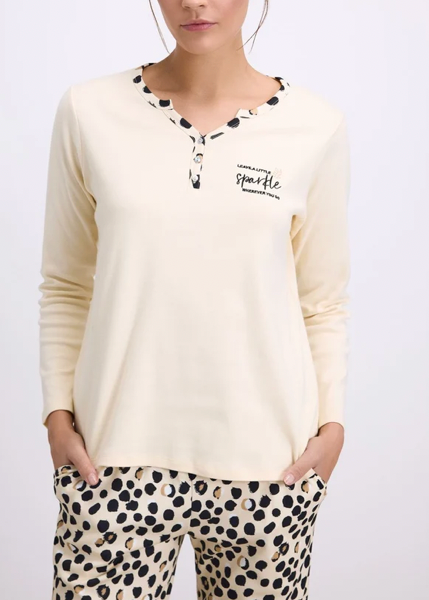 Golden Bay Pyjamas in Cream