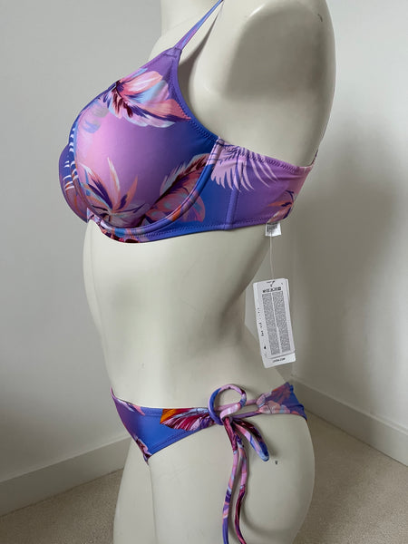 Freya Plunge Bikini Set in Miami Sunset