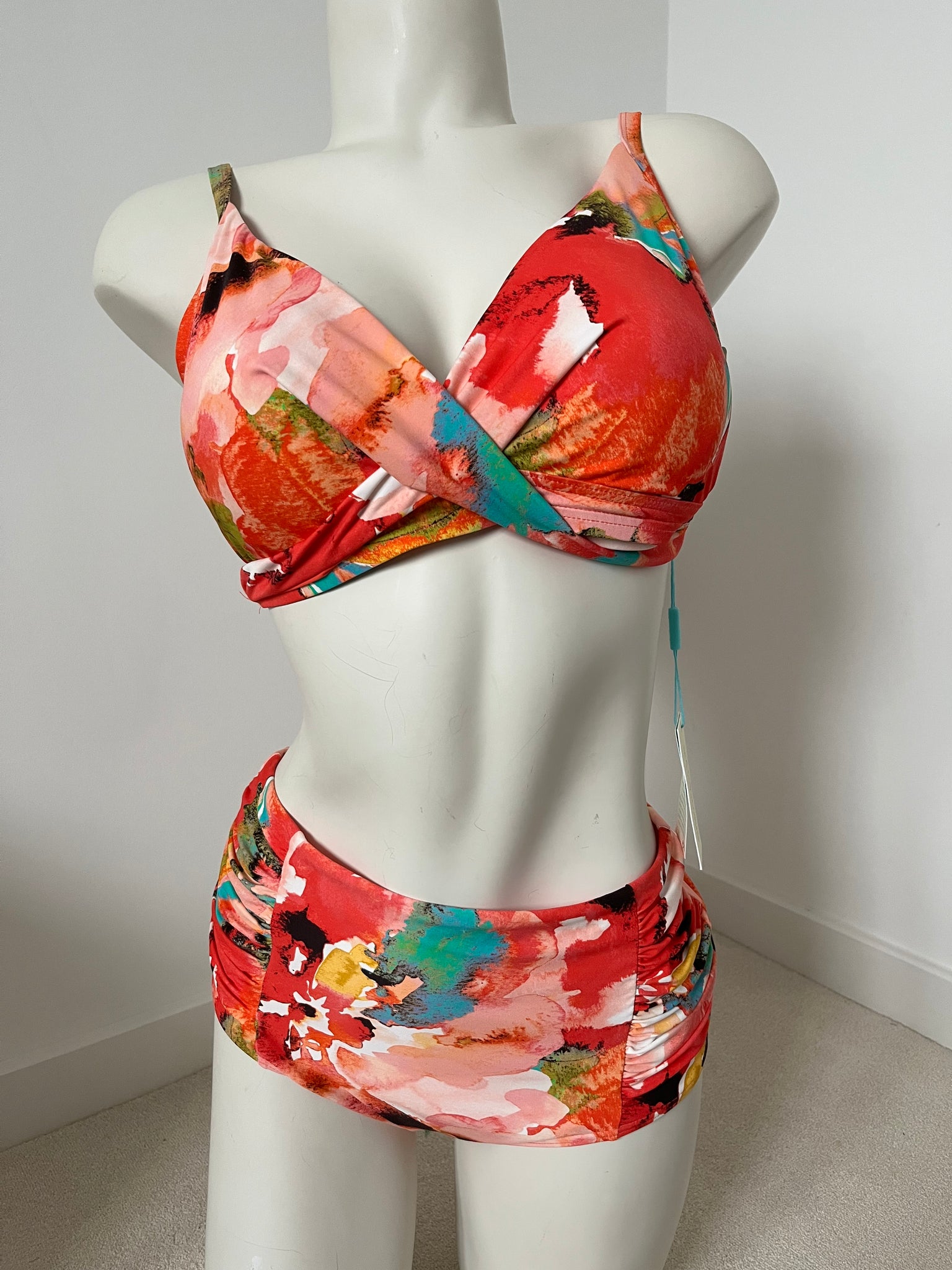 Sea Level Bikini Set in Coral