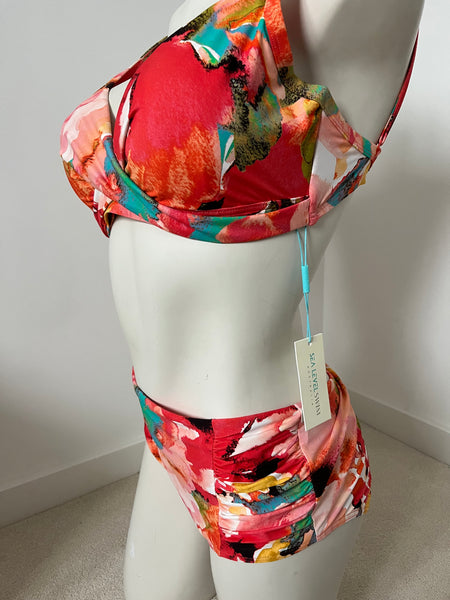 Sea Level Bikini Set in Coral