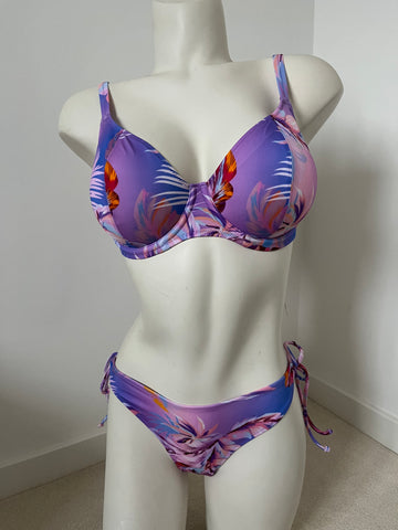Freya Plunge Bikini Set in Miami Sunset