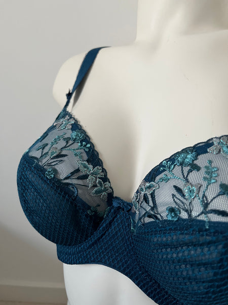 Elomi Bra in Blue Sparkle