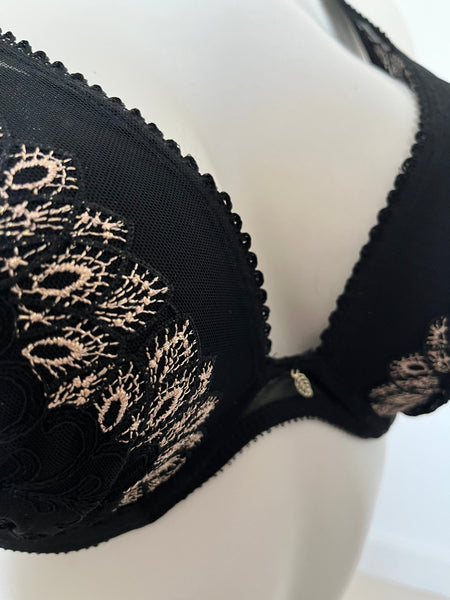 Empreinte Plunge Bra in Noir