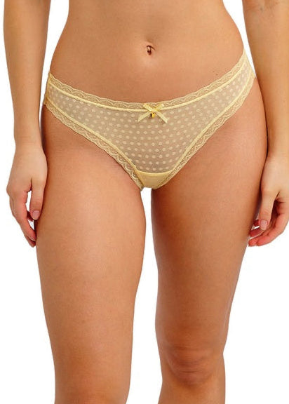 Freya Spot Brief in Lemon