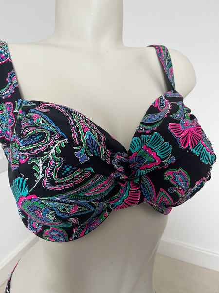 Rosa Fina Bikini Set in Black