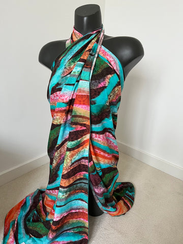 Nuria Ferrer Sarong in Aquarelle