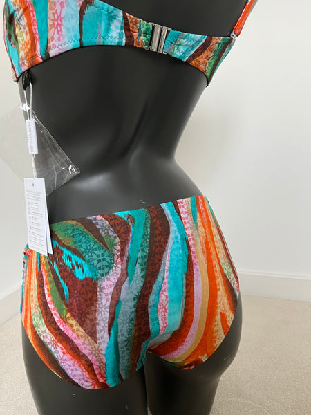 Nuria Ferrer Bandeau Bikini Set in Aquarelle