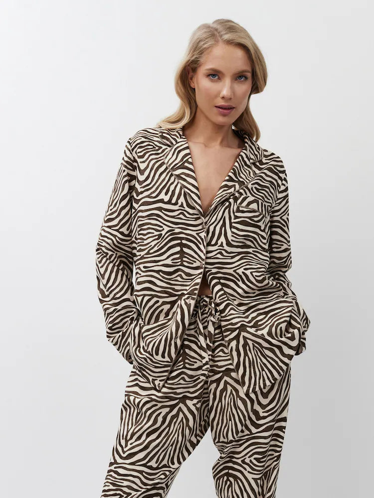 Aruelle Pyjamas in Animal Print