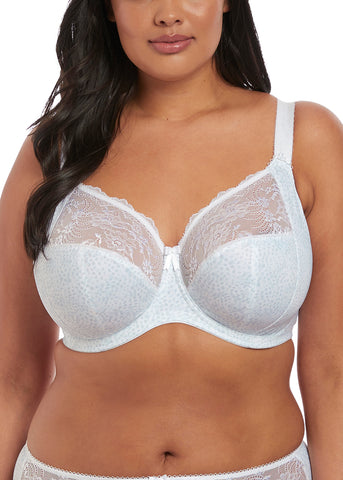 Morgan White Stretch Banded Bra