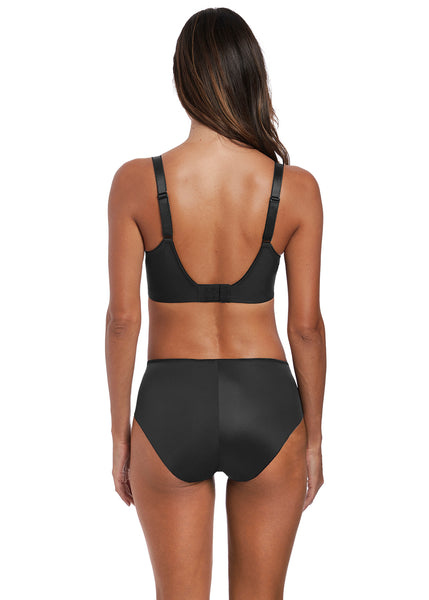 Illusion Black High Waist Briefs