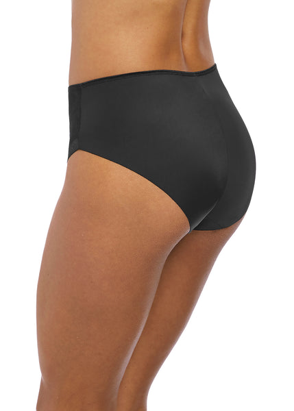 Illusion Black High Waist Briefs
