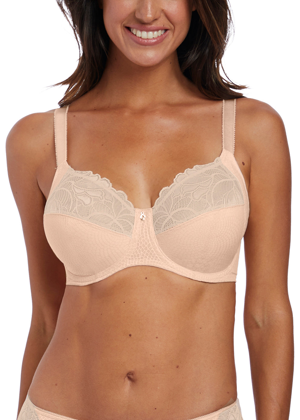 Memoir Natural Beige Full Cup Side Support Bra