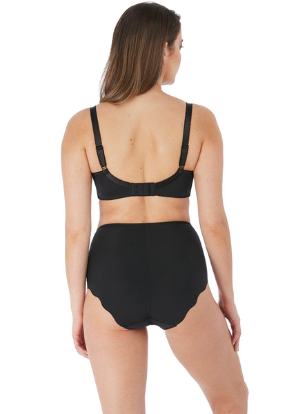 Ana Black Side Support Bra