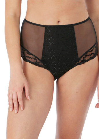 Ana Black High Waist Briefs
