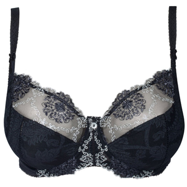 Lilly Rose Underwired Black Bra